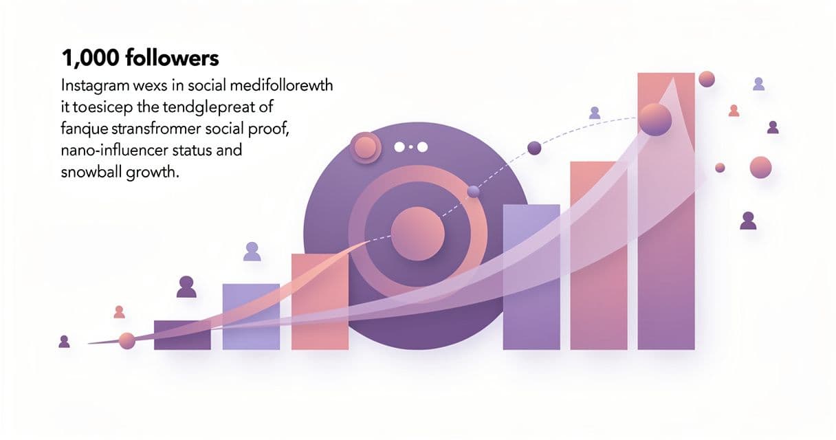 Pourquoi le cap des 1 000 abonnés Instagram change tout